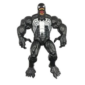 Disney Store Marvel Venom Talking Action Figure 15 Inch Black White TESTED